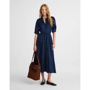 chinese dress ladies Cassie Stretch Linen Dress